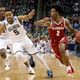 Collin Sexton, No. 2, of the Alabama Crimson Tide, dribbles against Phil Booth, No.5, of the Villanova Wildcats during the first half in the second round of the 2018 NCAA Men’s Basketball Tournament at PPG Paints Arena on March 17, 2018, in Pittsburgh.